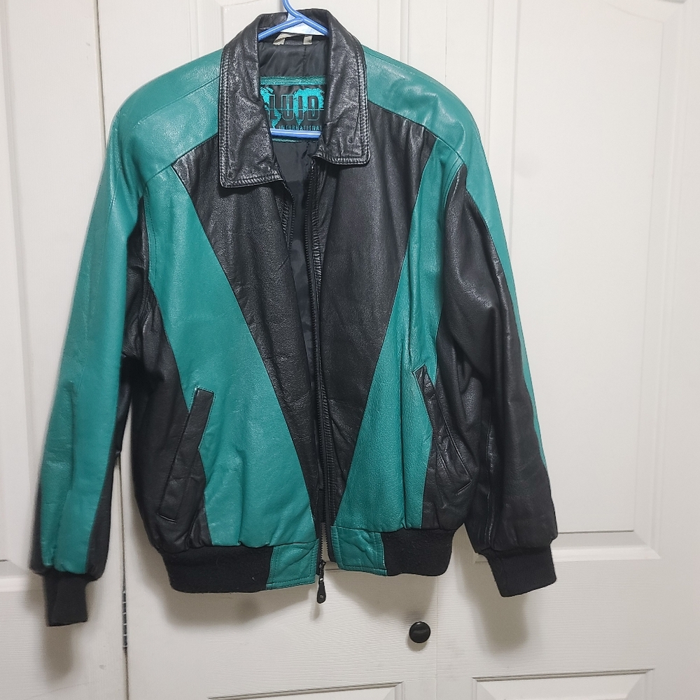 Stylish Black and Green Jacket